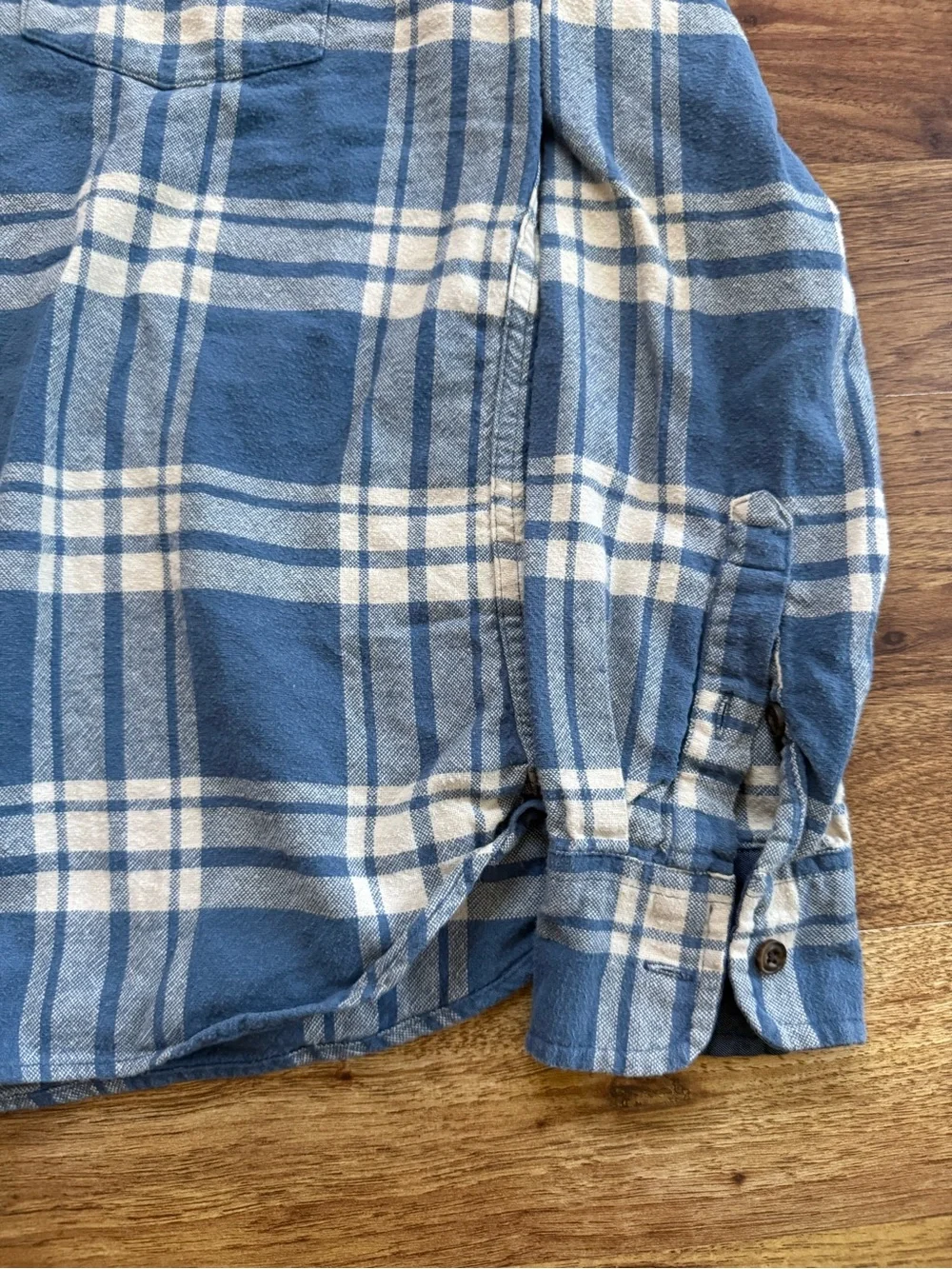 Jachs Blue & White Plaid Long-Sleeve Button-Down Shirt